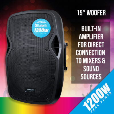 KAM RZ15ABT Powered Speaker